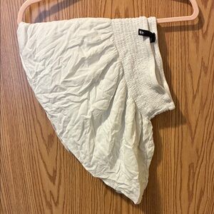 Garage White Mini Skirt